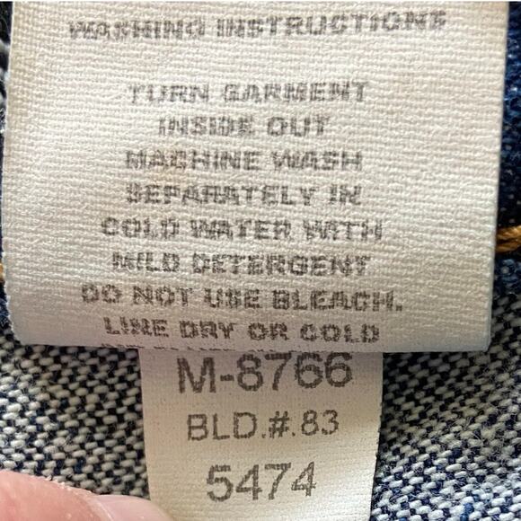 Vintage Rockies Bareback Low Rise Jeans Women's 10 Long Denim Flare Zip Fly - Picture 5 of 13